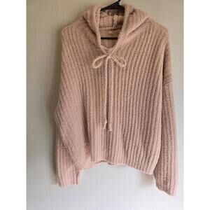 Altar’d State Dusty Pink Pullover Teadybear Sweater (L)